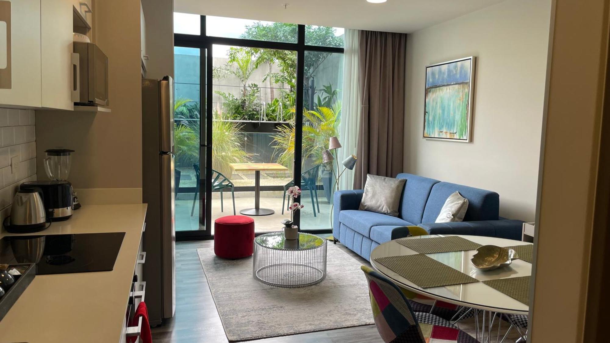 Cozy Apartment With Terrace, Sj Cosmopolitan Tower #402 San José Zewnętrze zdjęcie